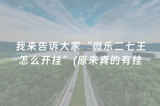 我来告诉大家“微乐二七王怎么开挂”(原来真的有挂)-知乎