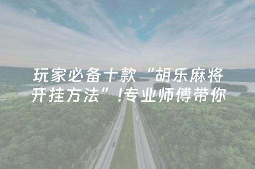 玩家必备十款“胡乐麻将开挂方法”!专业师傅带你一起了解（详细教程）-知乎