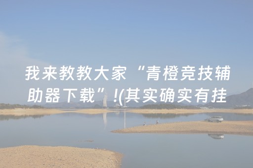 我来教教大家“青橙竞技辅助器下载”!(其实确实有挂)-知乎