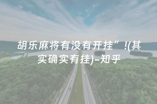 胡乐麻将有没有开挂”!(其实确实有挂)-知乎
