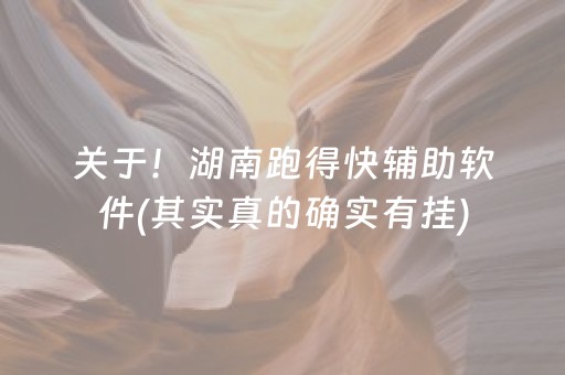关于！湖南跑得快辅助软件(其实真的确实有挂)