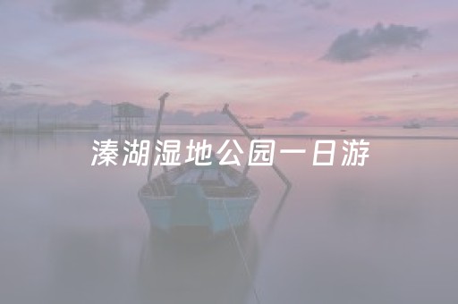 溱湖湿地公园一日游（溱湖湿地公园一日游400字作文导游语）