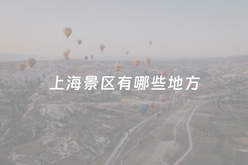 上海景区有哪些地方（上海必玩的十大景点推荐）