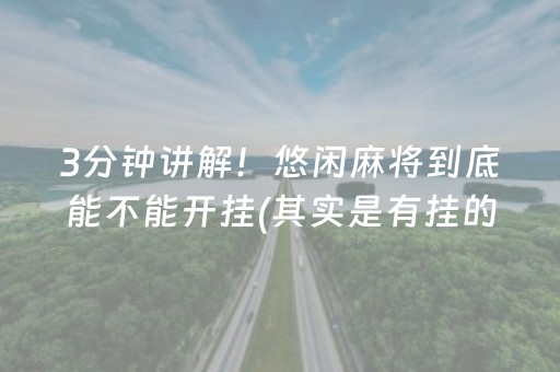 3分钟讲解！悠闲麻将到底能不能开挂(其实是有挂的)