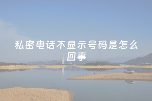 私密电话不显示号码是怎么回事（所有号码显示私密电话）