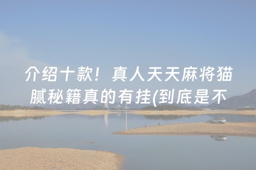 介绍十款！真人天天麻将猫腻秘籍真的有挂(到底是不是有挂)