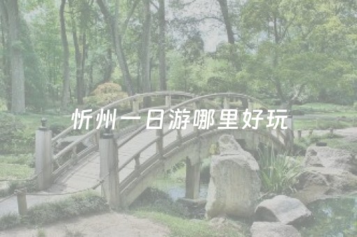 忻州一日游哪里好玩（忻州一日游哪里好玩游乐）
