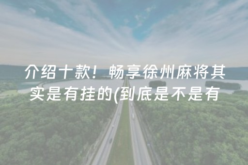 介绍十款！畅享徐州麻将其实是有挂的(到底是不是有挂)