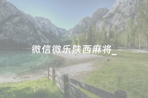 微信微乐陕西麻将_（微信微乐陕西麻将怎么得分高）
