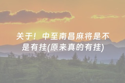 关于！中至南昌麻将是不是有挂(原来真的有挂)