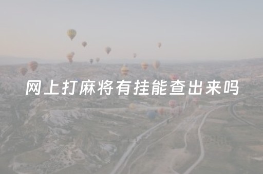 网上打麻将有挂能查出来吗（网上打麻将能看到牌的程序吗）