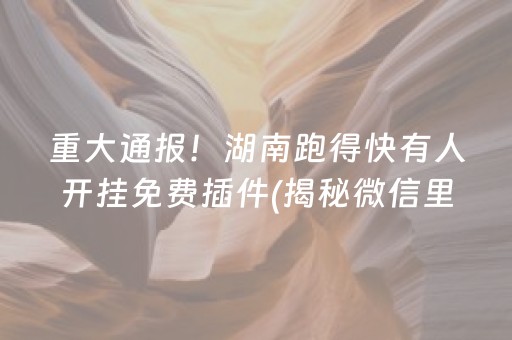 重大通报！湖南跑得快有人开挂免费插件(揭秘微信里系统发好牌)