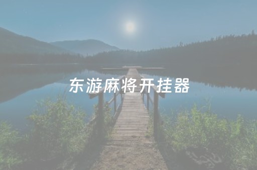 东游麻将开挂器（东游麻将开挂器免费）