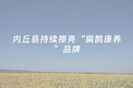 内丘县持续擦亮“扁鹊康养”品牌