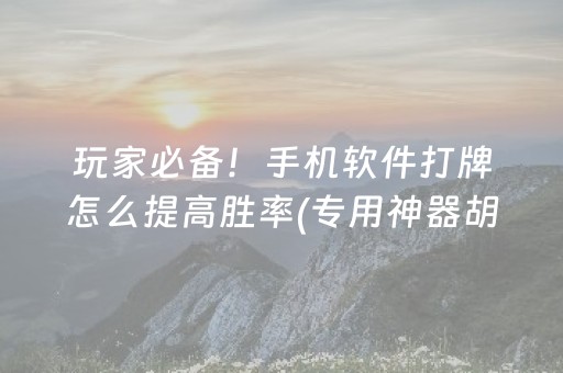 给玩家盘点十款“微信麻将骗局大揭密”（辅助器下载)