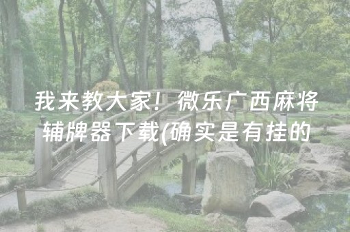玩家必看攻略“微乐江苏麻将开挂神器”（怎么增加胜率)