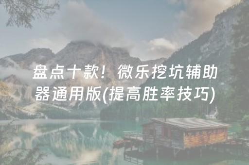 安装教程“微乐海南麻将辅助器插件”（有没有猫腻)