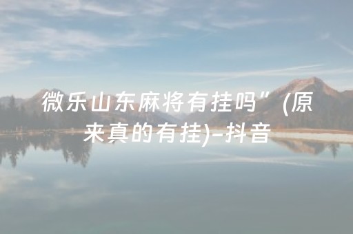 玩家必看科普“微信小程序财神十三张有挂的”（软件出售)