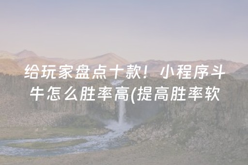 必备攻略“微乐宁夏麻将怎么提高胜率”（透明挂辅助器)