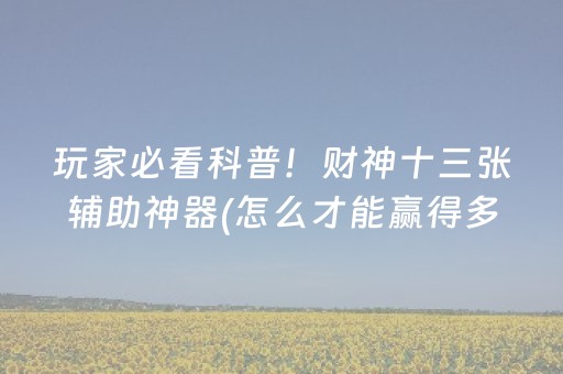 7分钟揭秘“微乐麻将插件购买”（挂件神器)