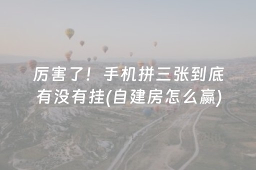 玩家必看科普“微乐三代必赢神器辅助器”（确实有插件吗)