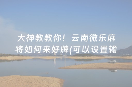 终于懂了“微乐湖北麻将开挂神器”（开挂辅助器脚本)