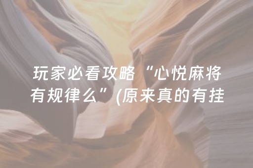 给玩家盘点十款“小程序麻将怎么设置才能赢”（开挂辅助插件)