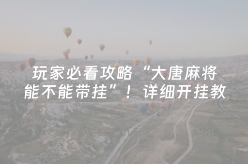 给玩家盘点十款“微乐天津麻将赢牌技巧”（小程序辅助软件)