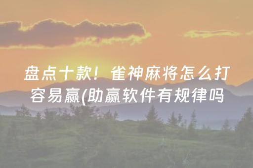 终于懂了“微乐填大坑辅助器免费版”（万能开挂器)