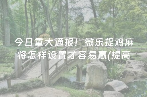 必看盘点揭秘“微乐福建麻将专用神器”（助攻神器)