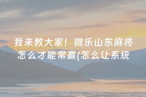 安装教程“微乐河北麻将自建房胜负规律”（插件开挂免费AI)