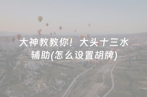 必备教程“微乐够级怎么拿到好牌”（小程序必赢神器)