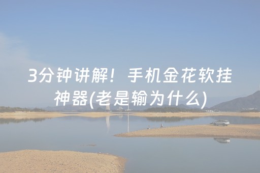 玩家必看科普“微乐江苏麻将助赢神器”（胜率到哪调)