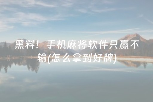 玩家必备教程“财神十三张助赢神器”（充会员胜率高)