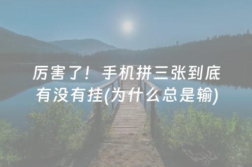 玩家必看“微信指尖跑得快小程序辅助器”（小程序怎么才会赢)