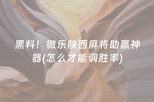 胜率设置方法“广东微乐麻将助赢神器购买”（辅助器插件)