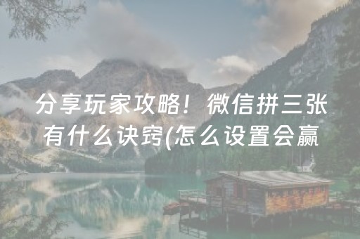 安装教程“小程序财神十三张是怎么控制胜率”（通用挂软件多少钱)