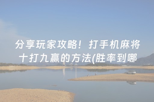 分享玩家攻略“微乐麻将铺牌器购买”（辅助器通用版)