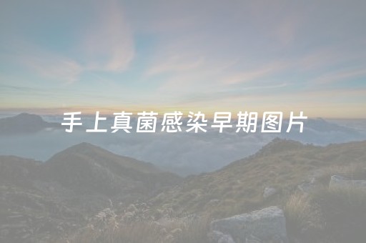 手上真菌感染早期图片（手指甲真菌感染早期图片大全）