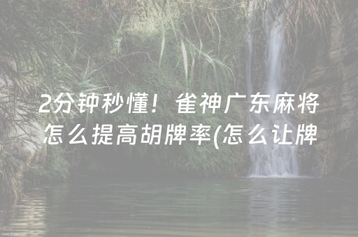 大神教教你“微乐陕西挖坑怎么能拿到好牌”（助赢神器)