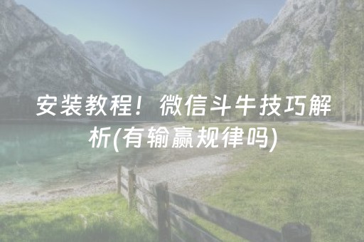 给玩家盘点十款“微乐江西麻将输赢规律”（免费辅助)