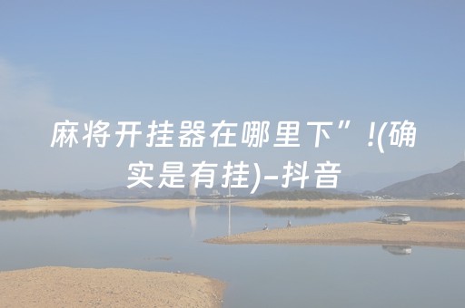 终于懂了“微乐陕西麻将怎么才能拿到好牌”（有没有猫腻)
