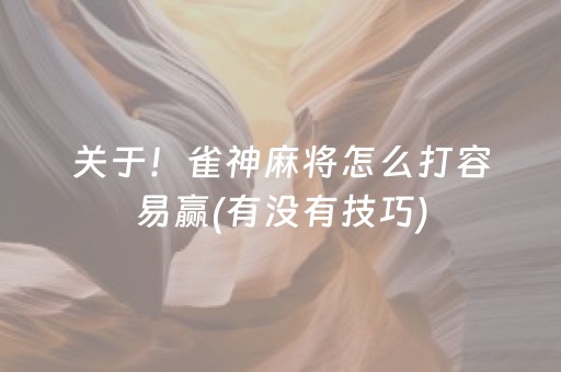 分享玩家攻略“微信小程序微乐麻将如何提高胜率”（挂件神器)