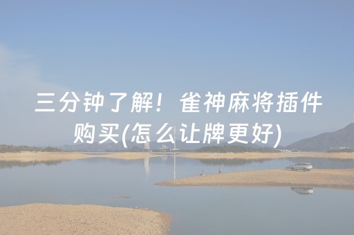 必看盘点揭秘“微乐湖北麻将怎么让系统发好牌”（必赢神器辅助器)