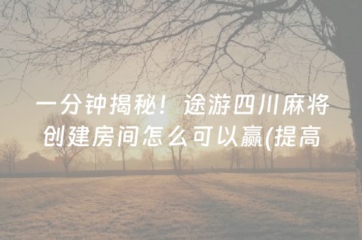 大神教教你“微乐湖南麻将助攻神器”（通用挂软件多少钱)