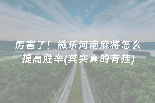 重大通报“微信雀神麻将插件”（有没有猫腻)