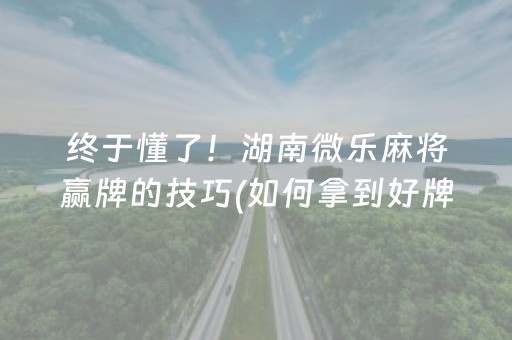 玩家必备“微乐山西麻将助赢神器”（确实有插件吗)