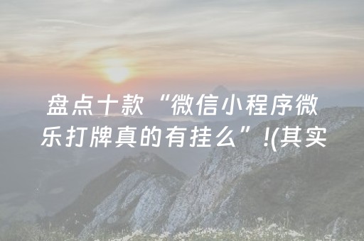 玩家必备“手机打牌高科技设备”（免费专用神器)