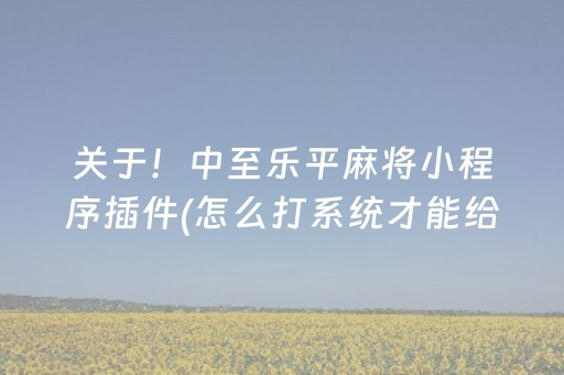 3分钟讲解“微乐湖南麻将如何让系统发好牌”（开挂神器下载)