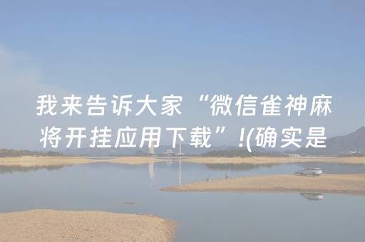 盘点十款“微信小程序微乐龙江麻将有什么规律”（自建房怎么赢)